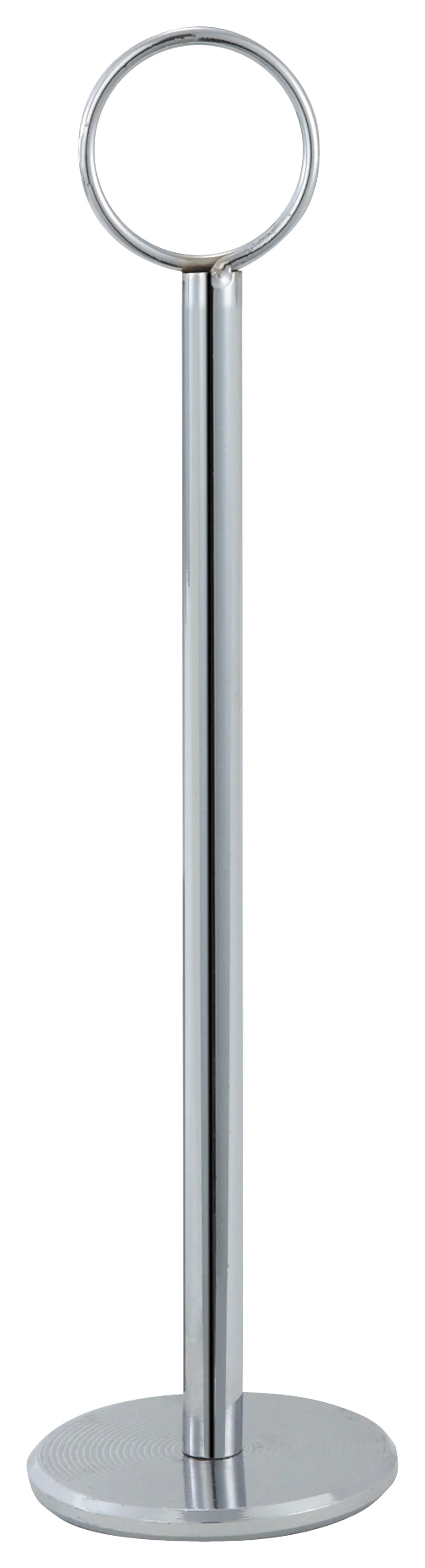 Winco TBH-8 1 to 4 Inch Table Number Holder Chrome Plated Steel Mirror Finish - Image 3