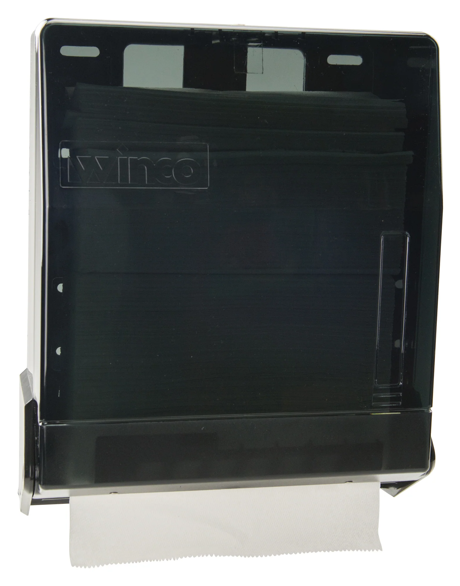 Winco TD-300 8-1/2 Inch Paper Towel Dispenser Plastic for M-fold and C-fold - Image 2