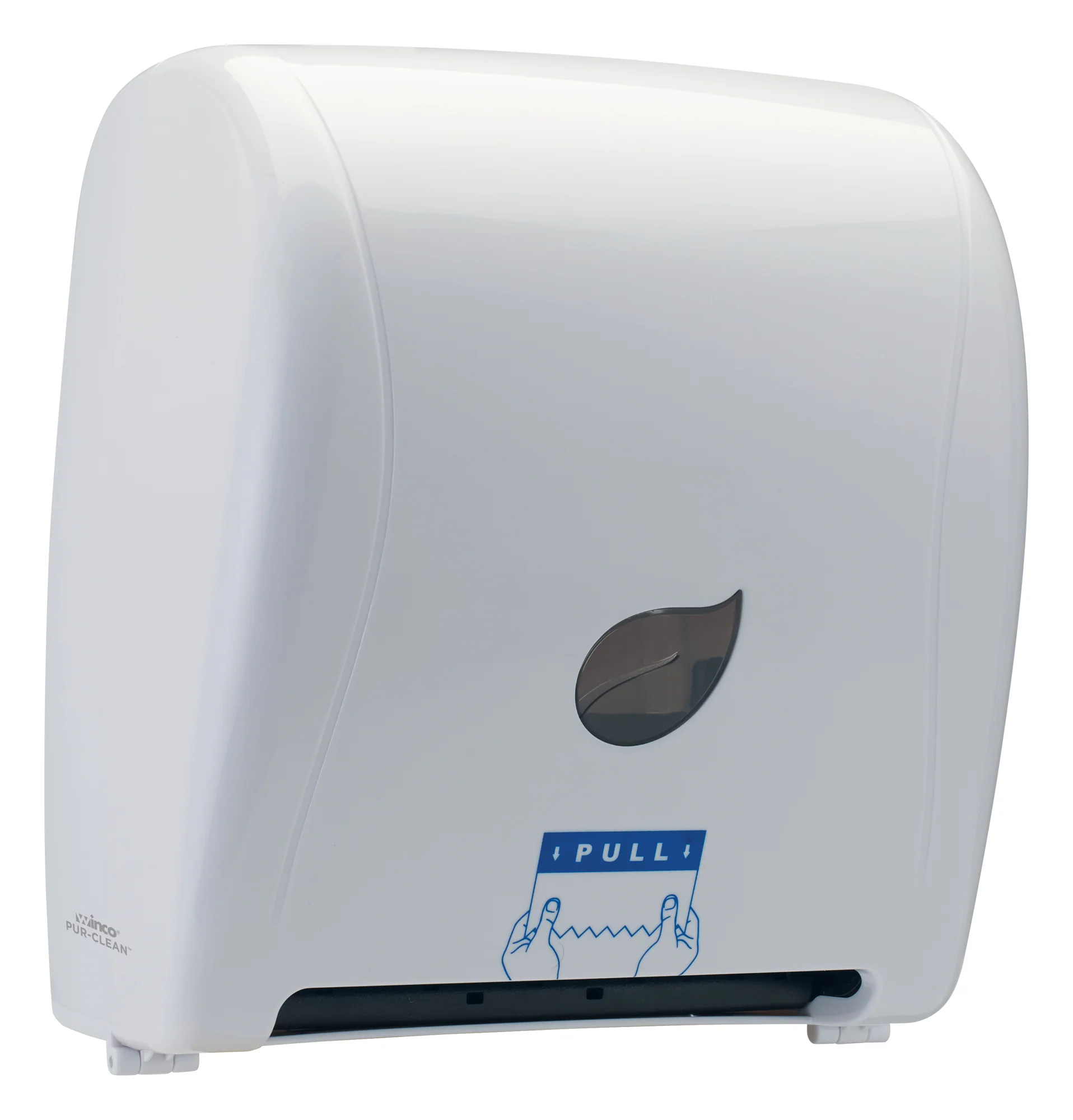 Winco TDAC-8W 12 Inch Wall Mount Touch-free Paper Towel Dispenser White with Plastic - Image 4