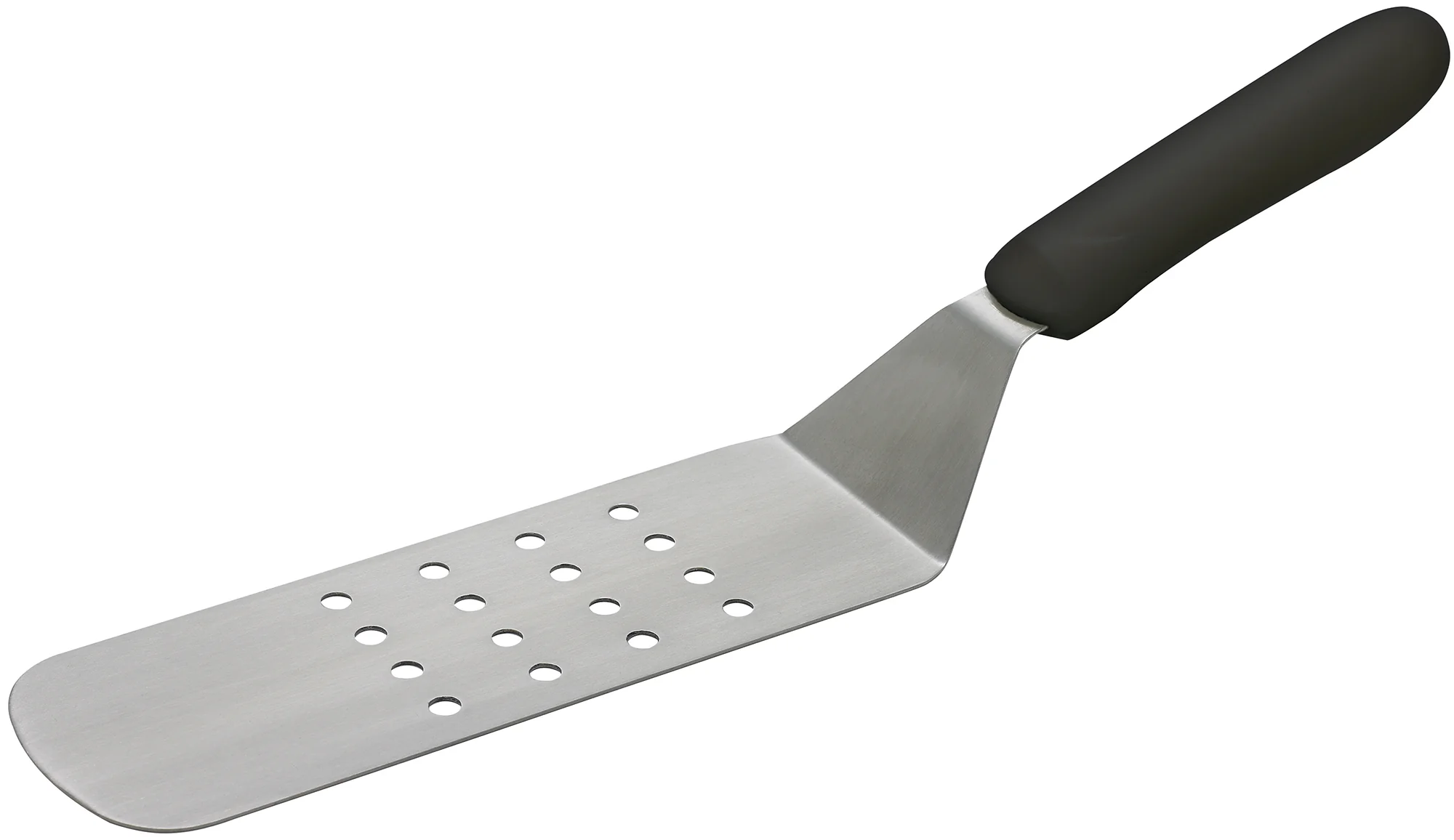 Winco TKP-91 8-1/4 Inch Perforated Turner with Polypropylene Black Handle - Image 2