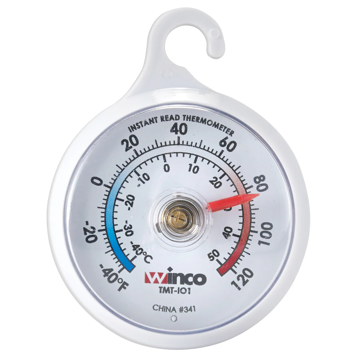 Winco TMT-IO1 Thermometer Indoor/Outdoor Weather Resistant Rust Proof Dial - Image 2
