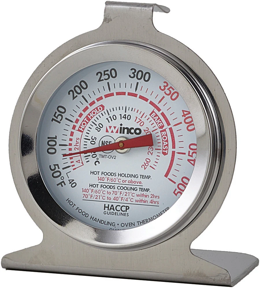 Winco TMT-OV2 2 Inch Dial Oven Thermometer Temperature Range 40 to 500 F - Image 2