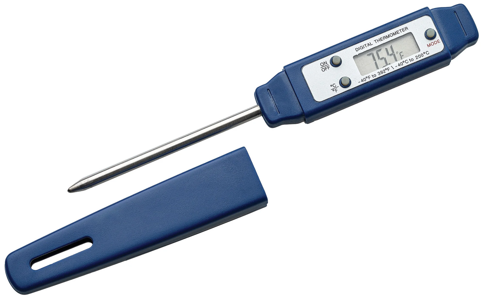 Winco TMT-WD1 Thermometer Digital Type Instant Read Waterproof with Stainless Steel Probe - Image 2