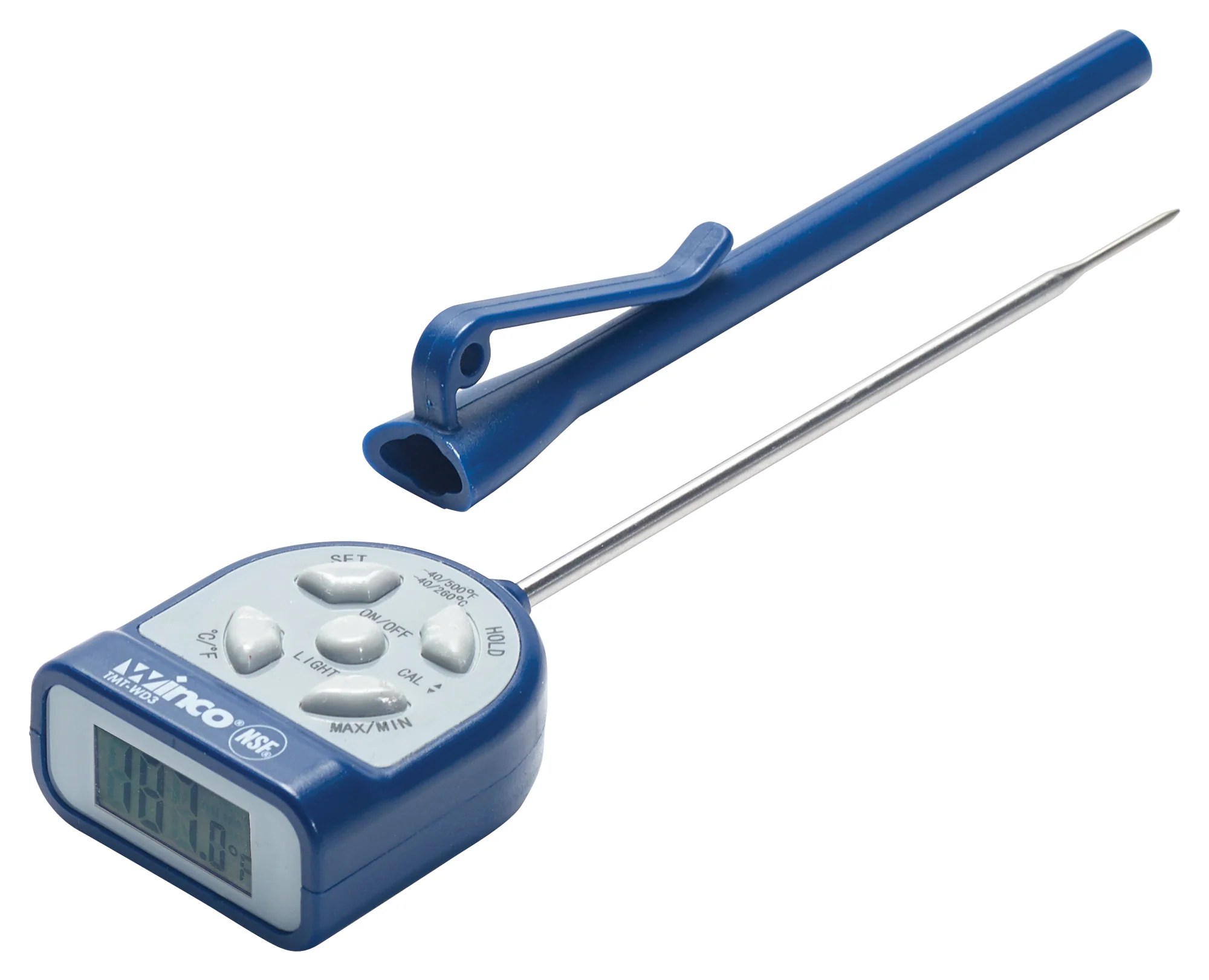 Winco TMT-WD3 Digital Pocket Thermometer 1.5mm Stainless Steel Probe Waterproof - Image 3