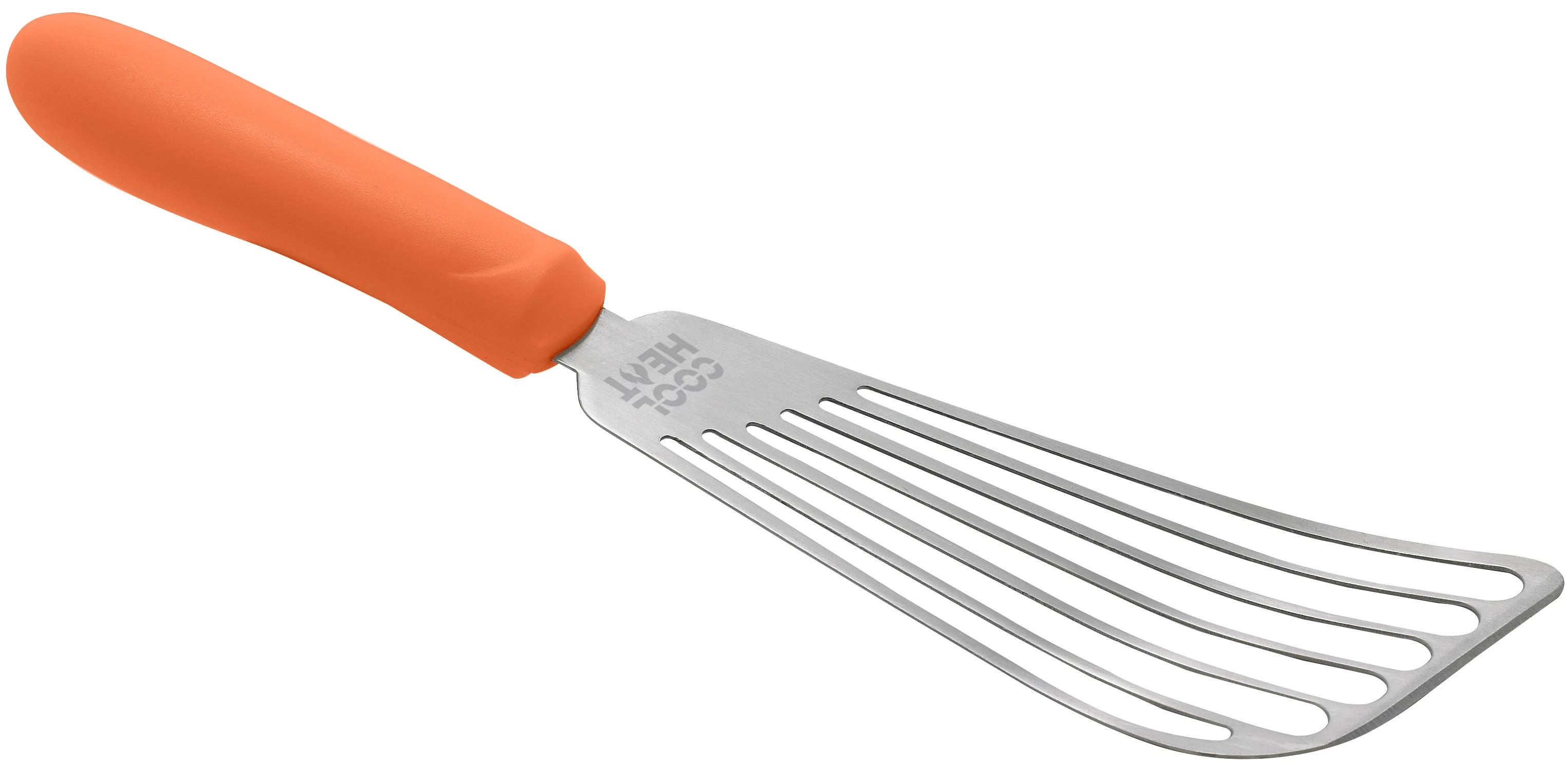 Winco TNH-60 6-3/4 Inch Slotted Turner Stainless Steel with Nylon Handle - Image 2