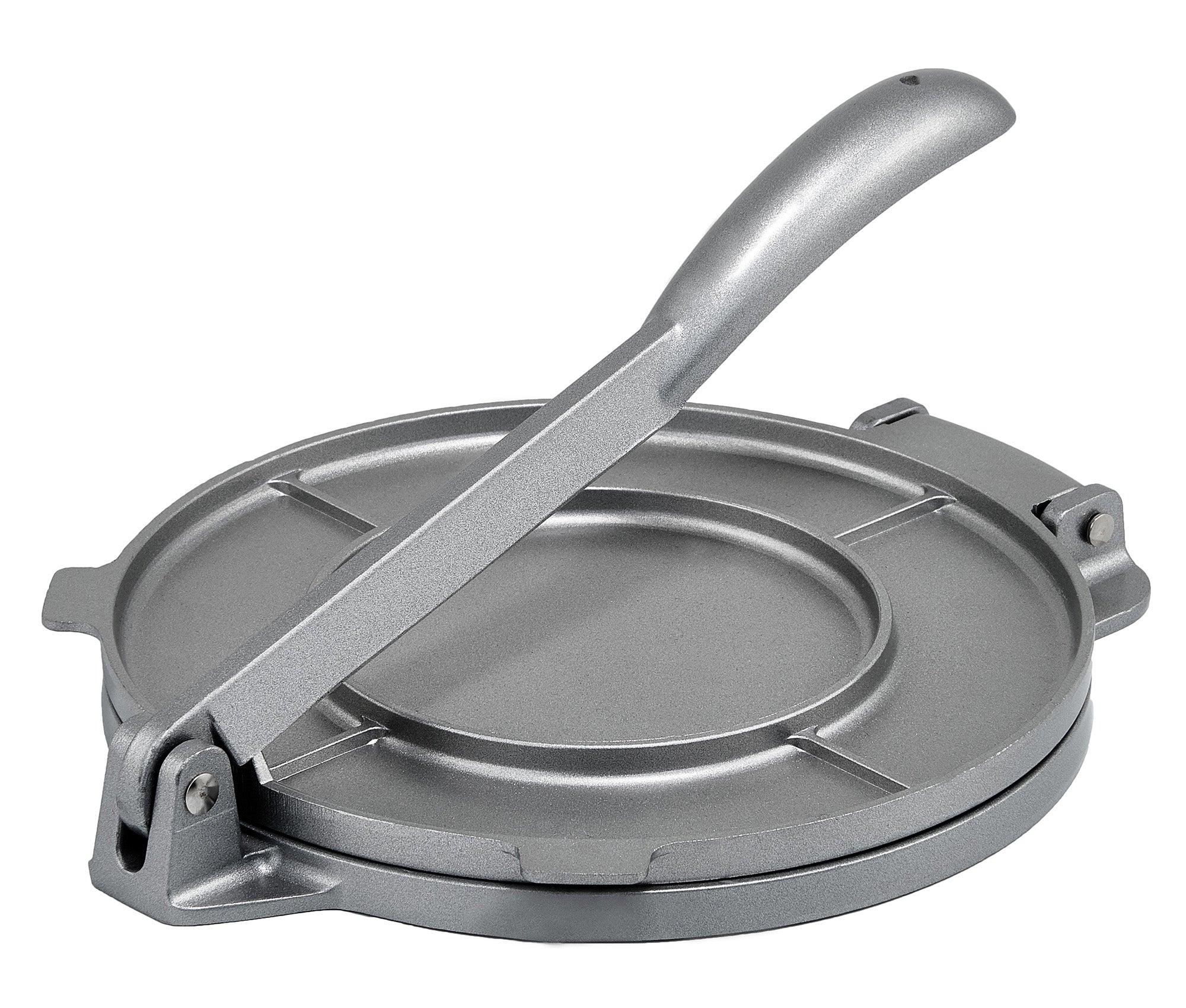 Winco TPC-8A 8 Inch Diameter Manual Tortilla Press Aluminum Non-Stick PFOA Free