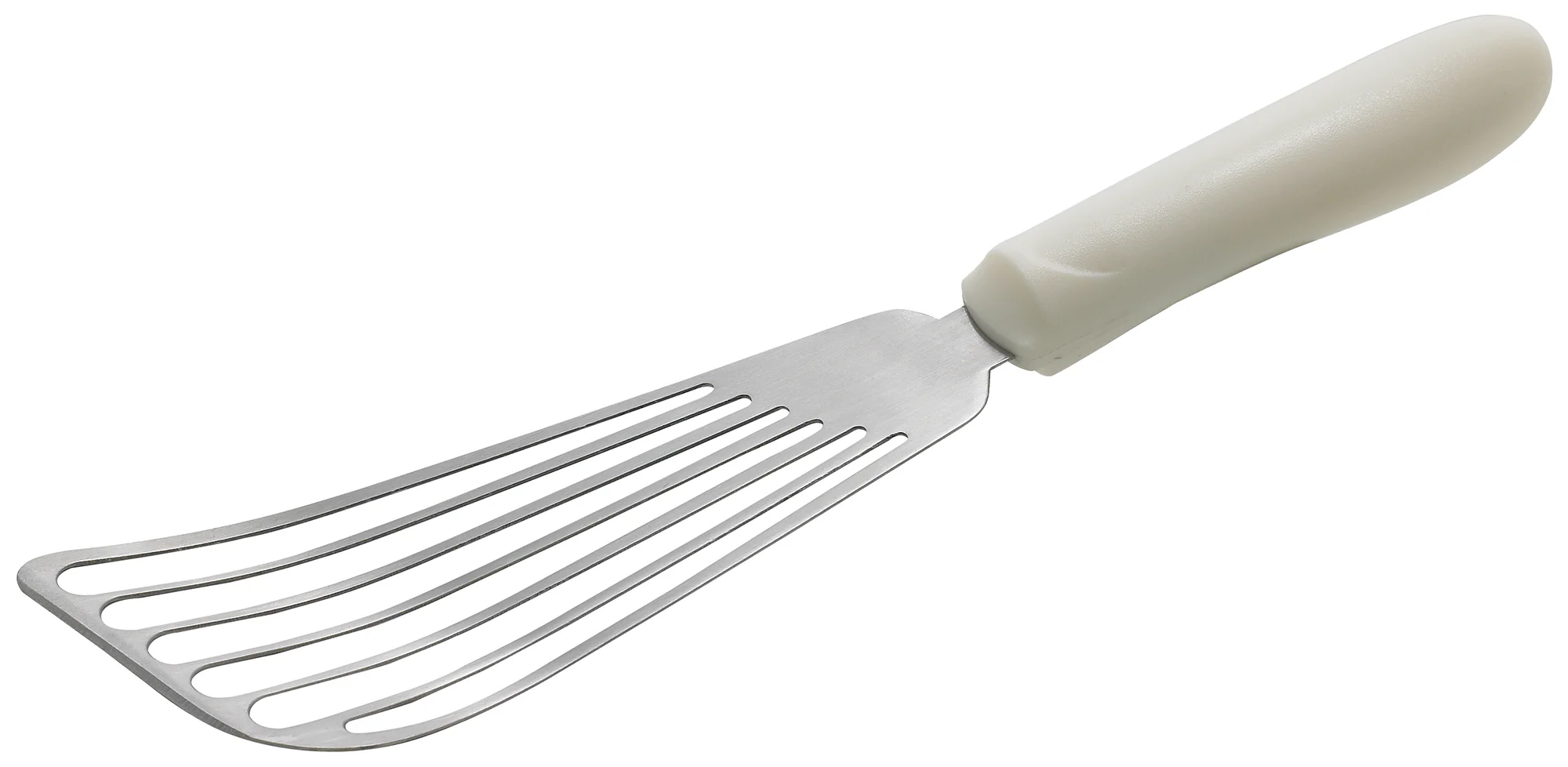 Winco TWP-60 3-1/4 Inch Stainless Steel Blade Fish Spatula with Polypropylene Handle - Image 2