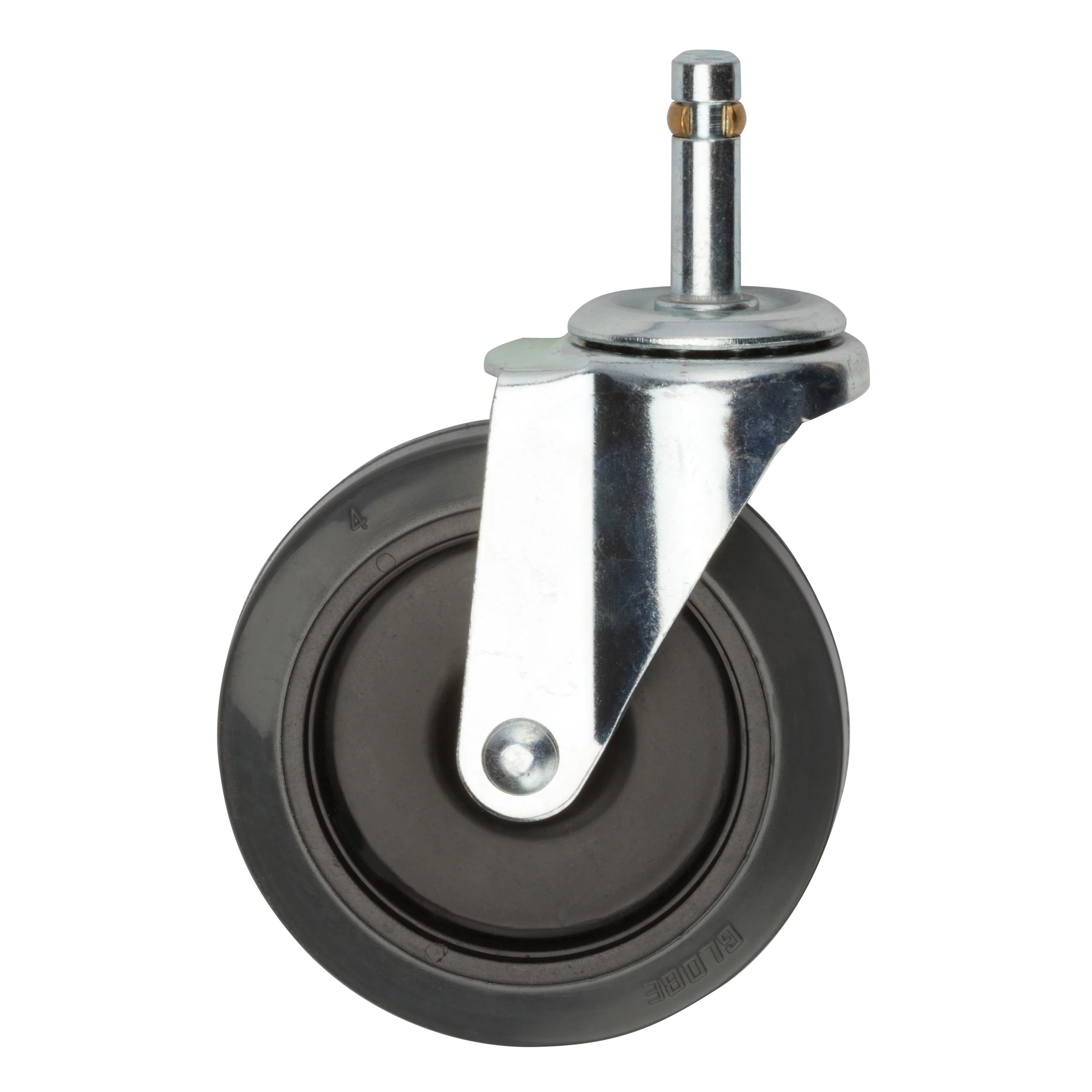 Winco UC-WH 4 Inch Diameter Caster Swivel Stem Steel Plate Plastic Wheel