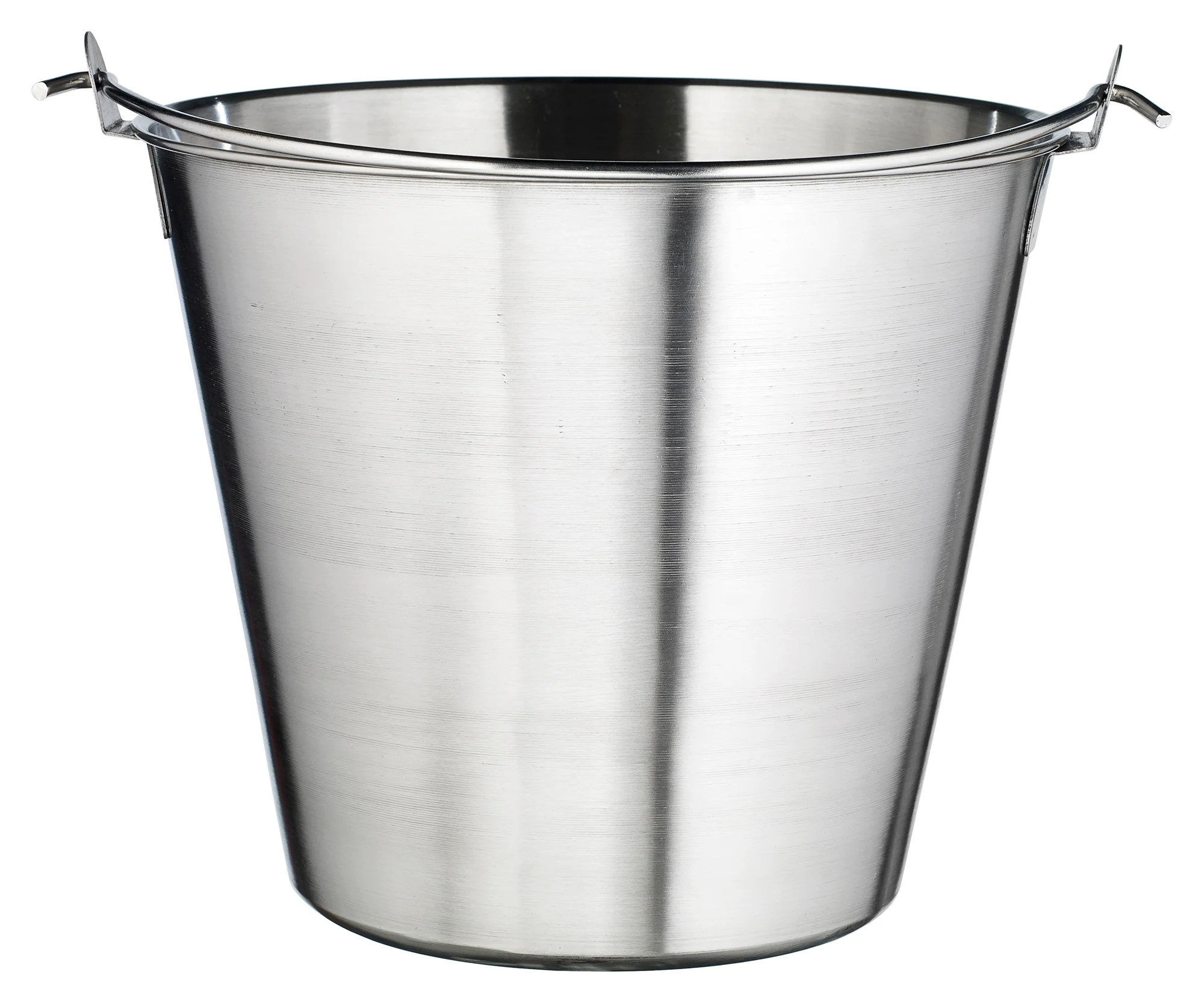 Winco UP-13 13 Quarts Utility Pail Stainless Steel with Handle - Image 2