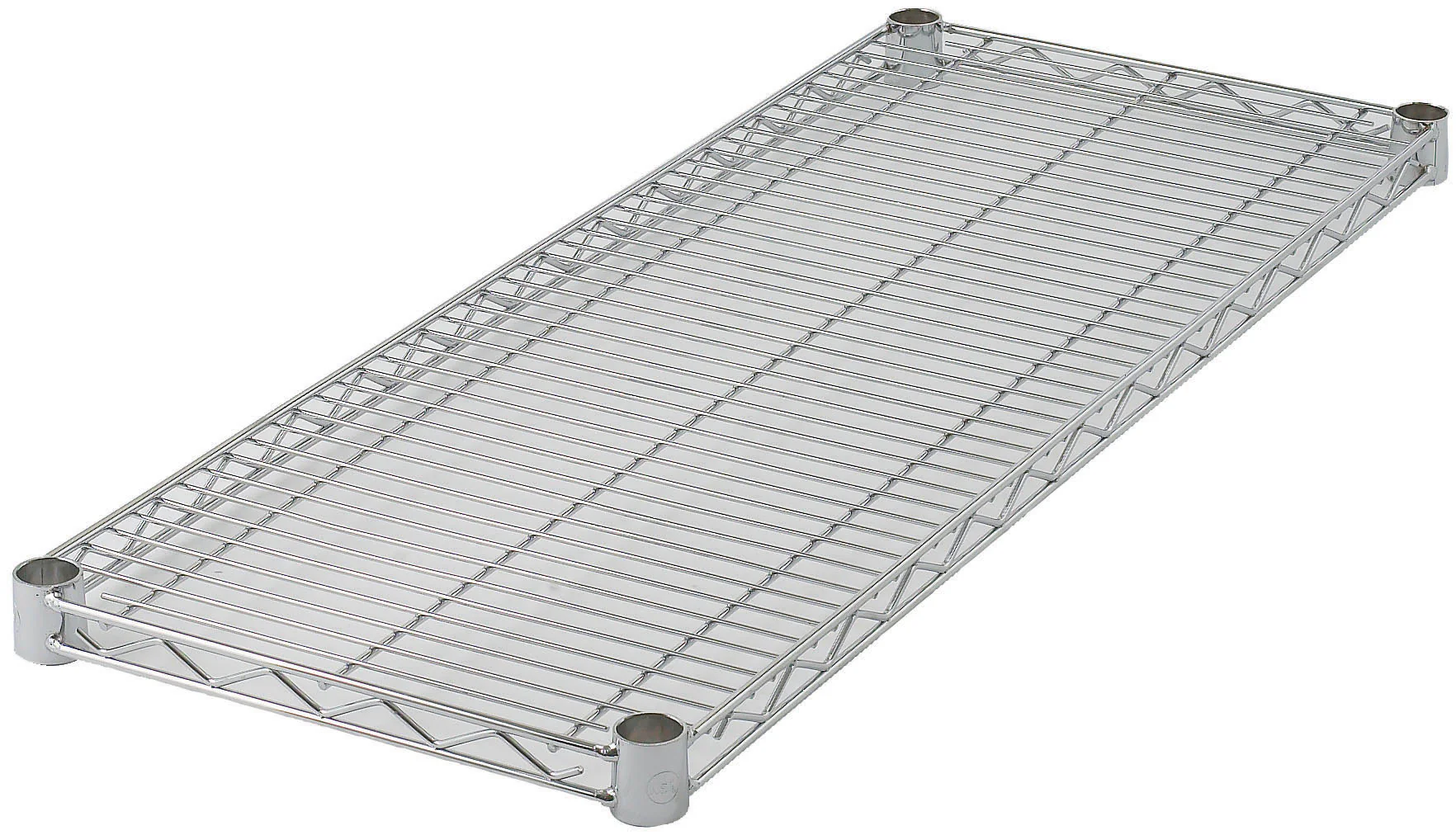 Winco VC-1472 72 Inch Shelf Wire Chrome Plated Includes 4 Sleeve Clips