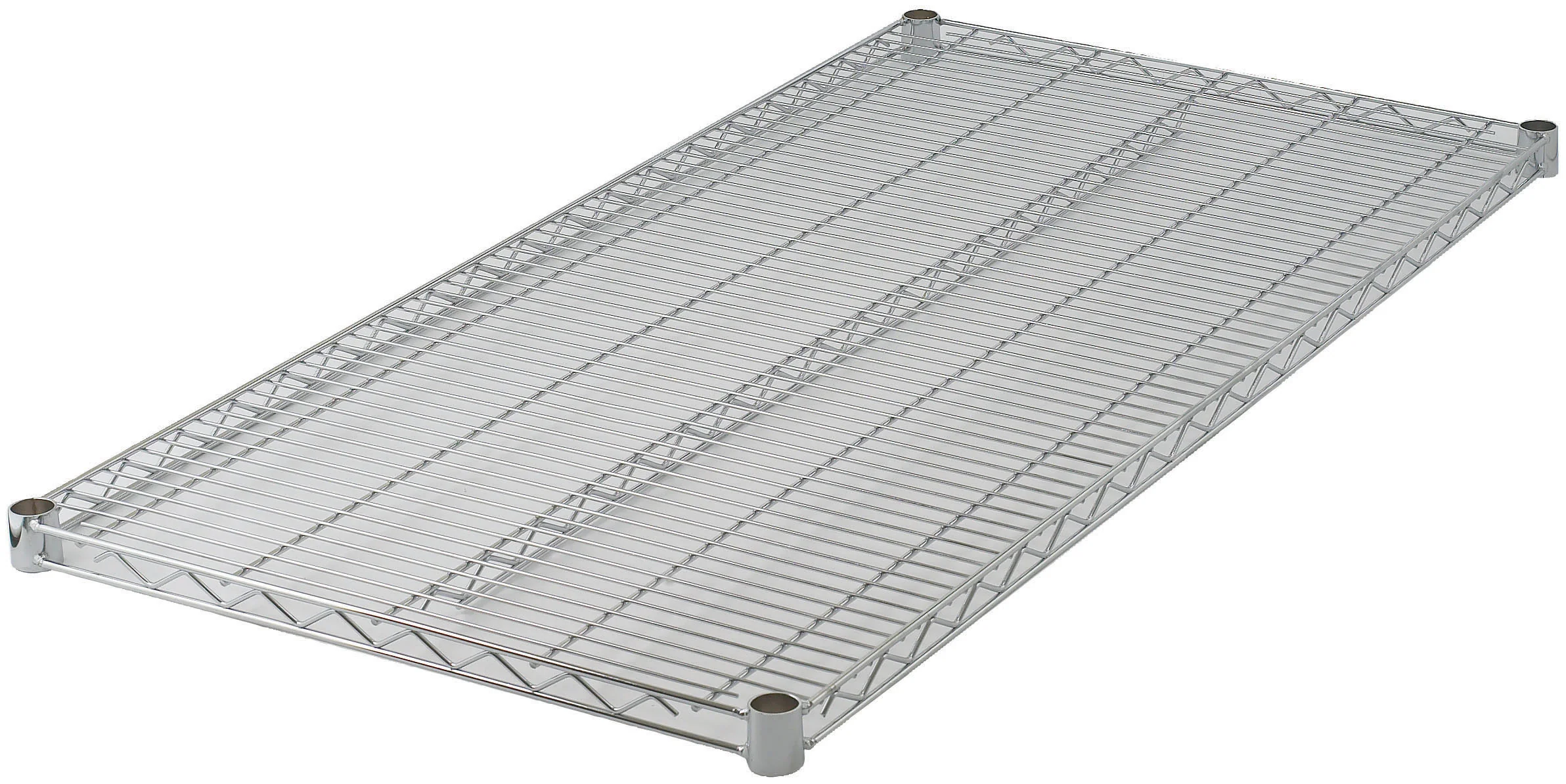 Winco VC-2136 36 Inch Shelf Wire Chrome Plated with Sleeve Clips - Image 2