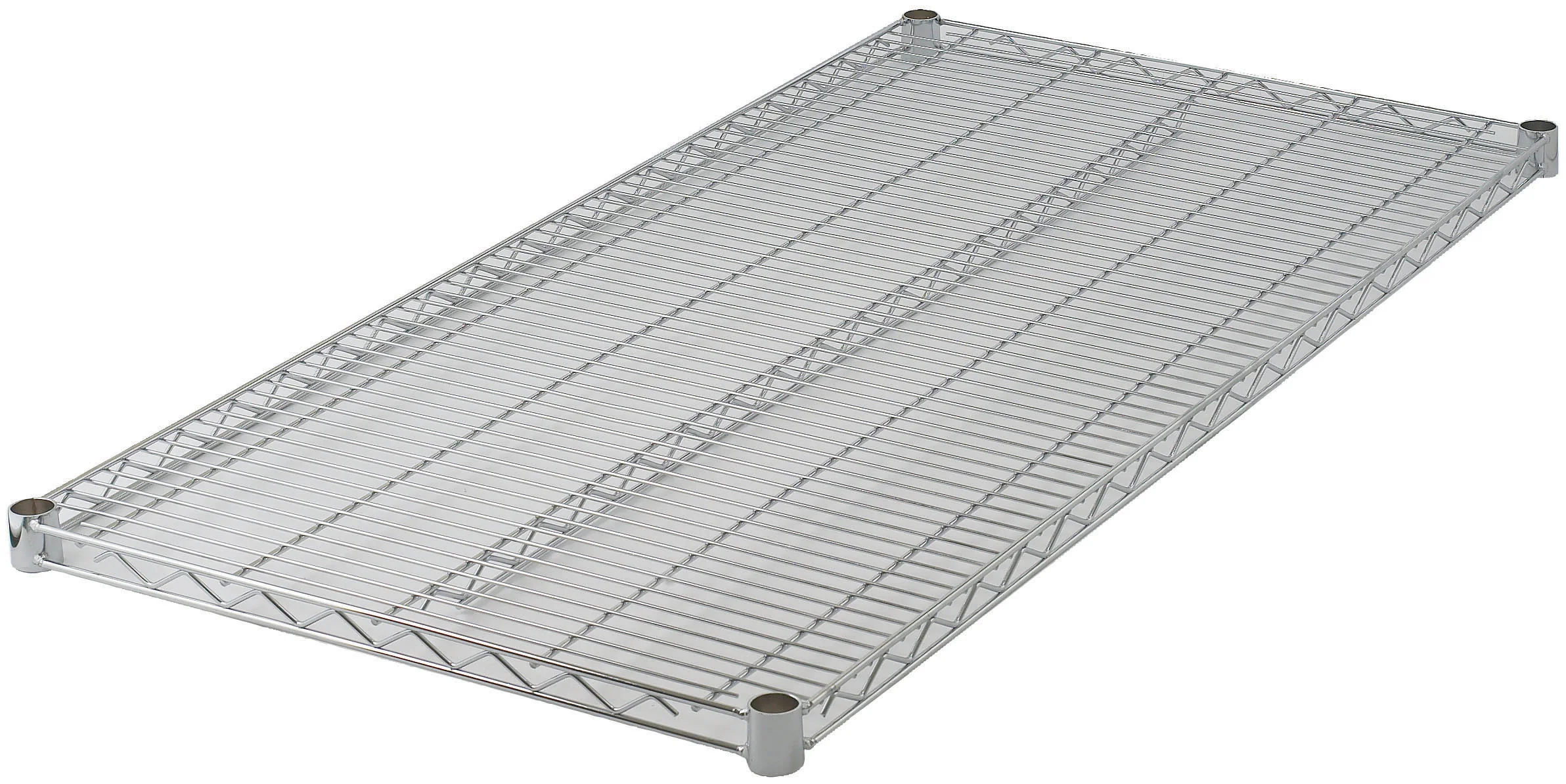 Winco VC-2460 60 Inch Wire Shelf includes 4 sleeve clips Chrome plated