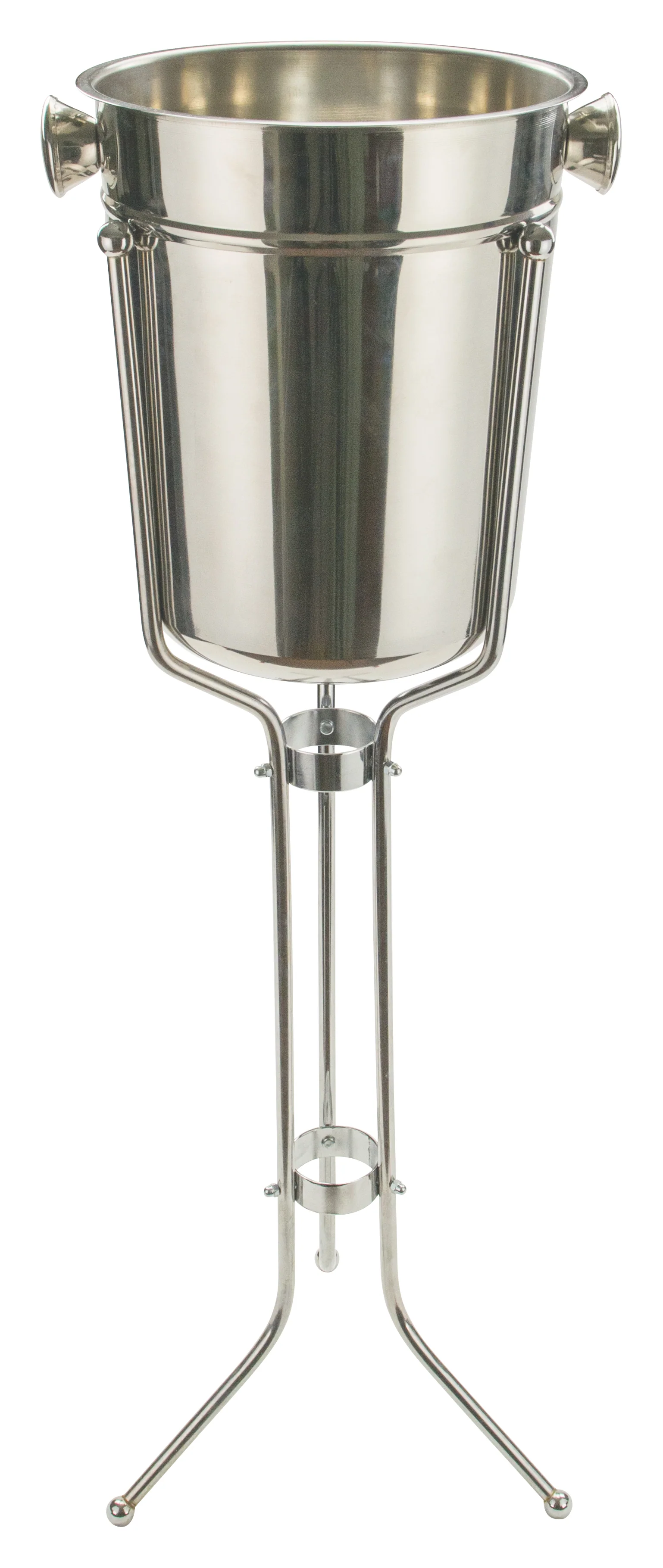Winco WB-8S Stainless Steel Wine Bucket Stand with Mirror Finish - Image 2