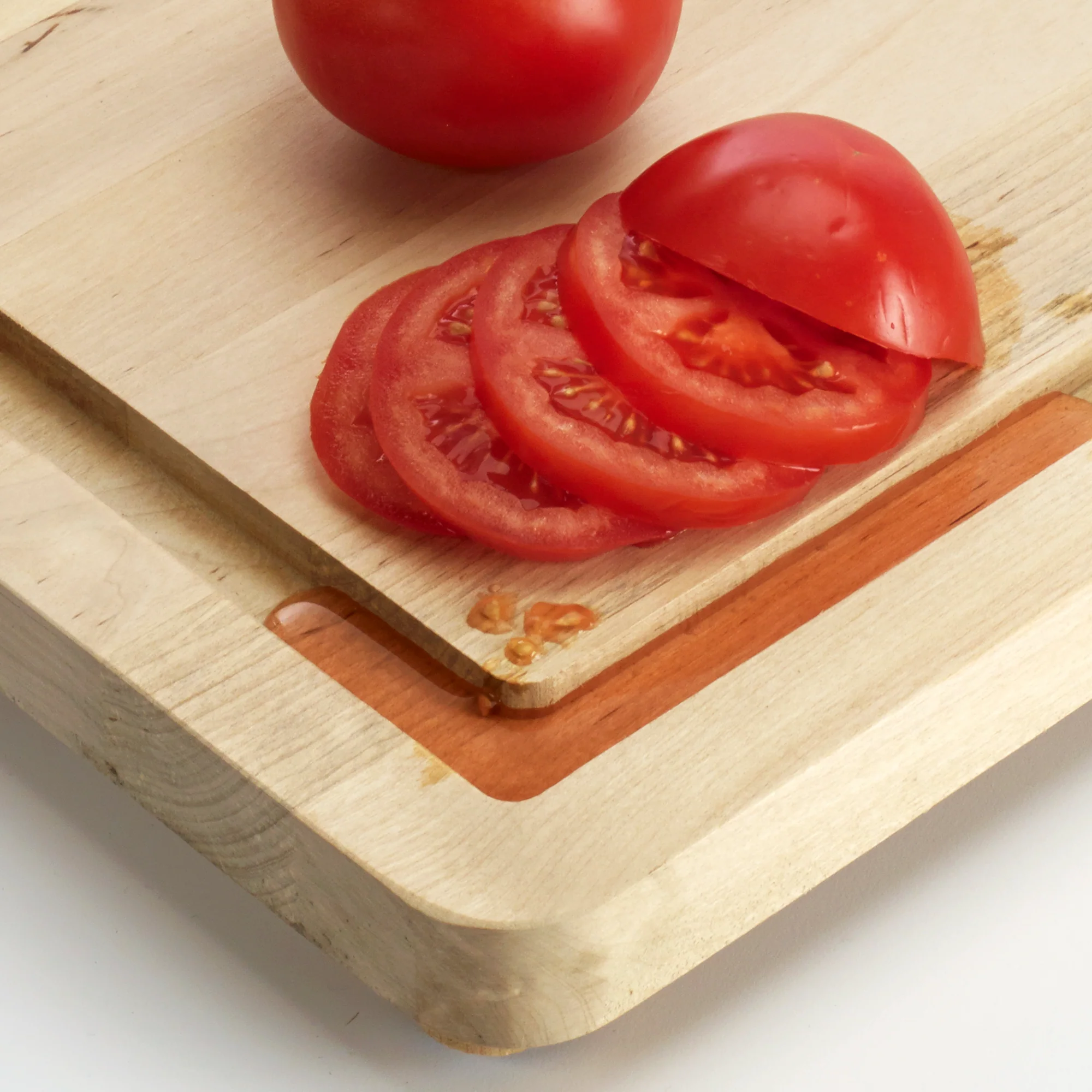 Winco WCB-2016 20 Inch Wooden Carving Board with Channel Birchwood - Image 2
