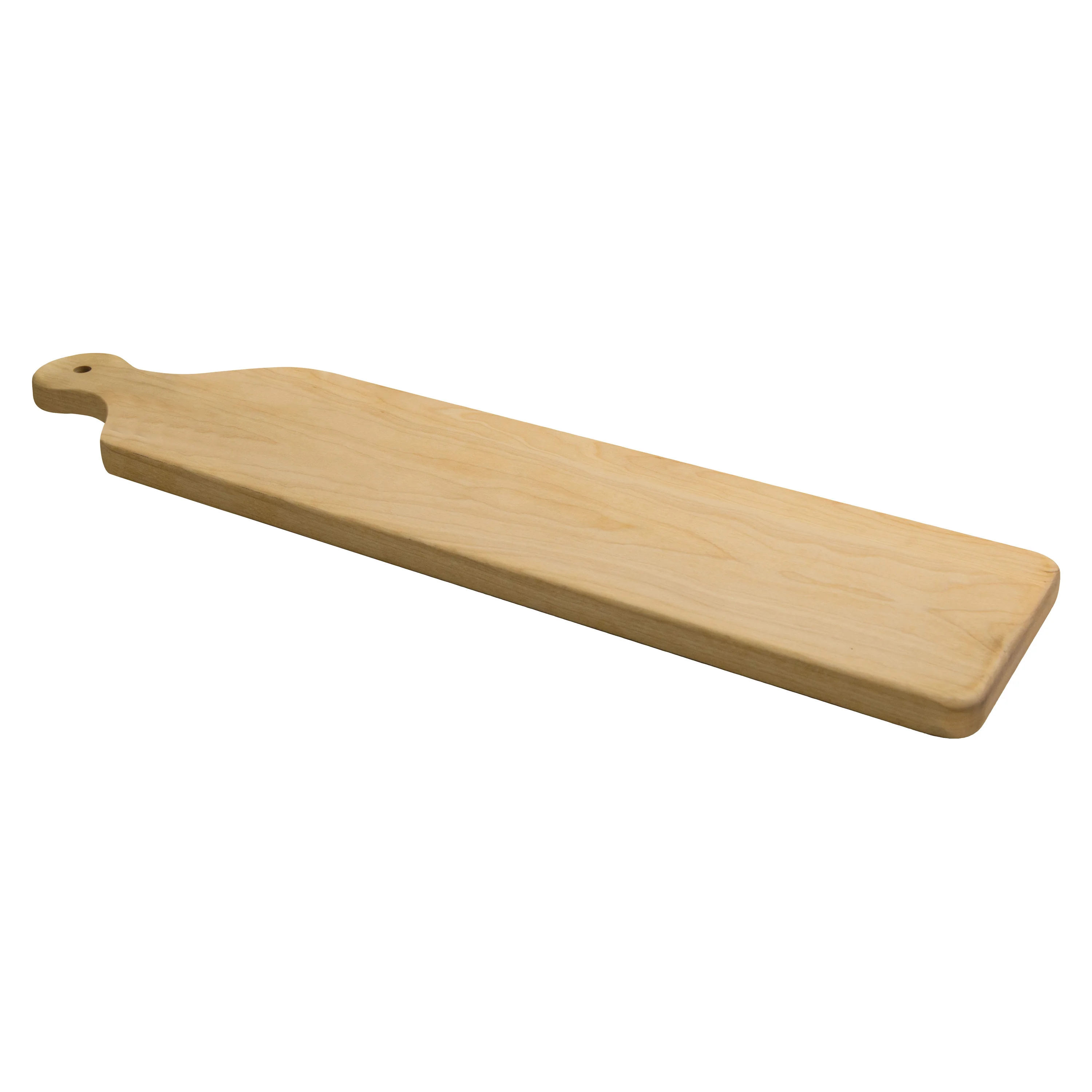 Winco WCB-225 5-1/2 Inch Rectangular Serving Board with Handle Birchwood