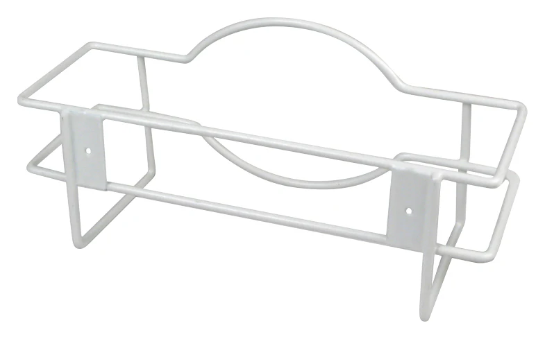 Winco WHW-10 10 Inch Glove Box Holder White Painted Steel With Organizer - Image 4