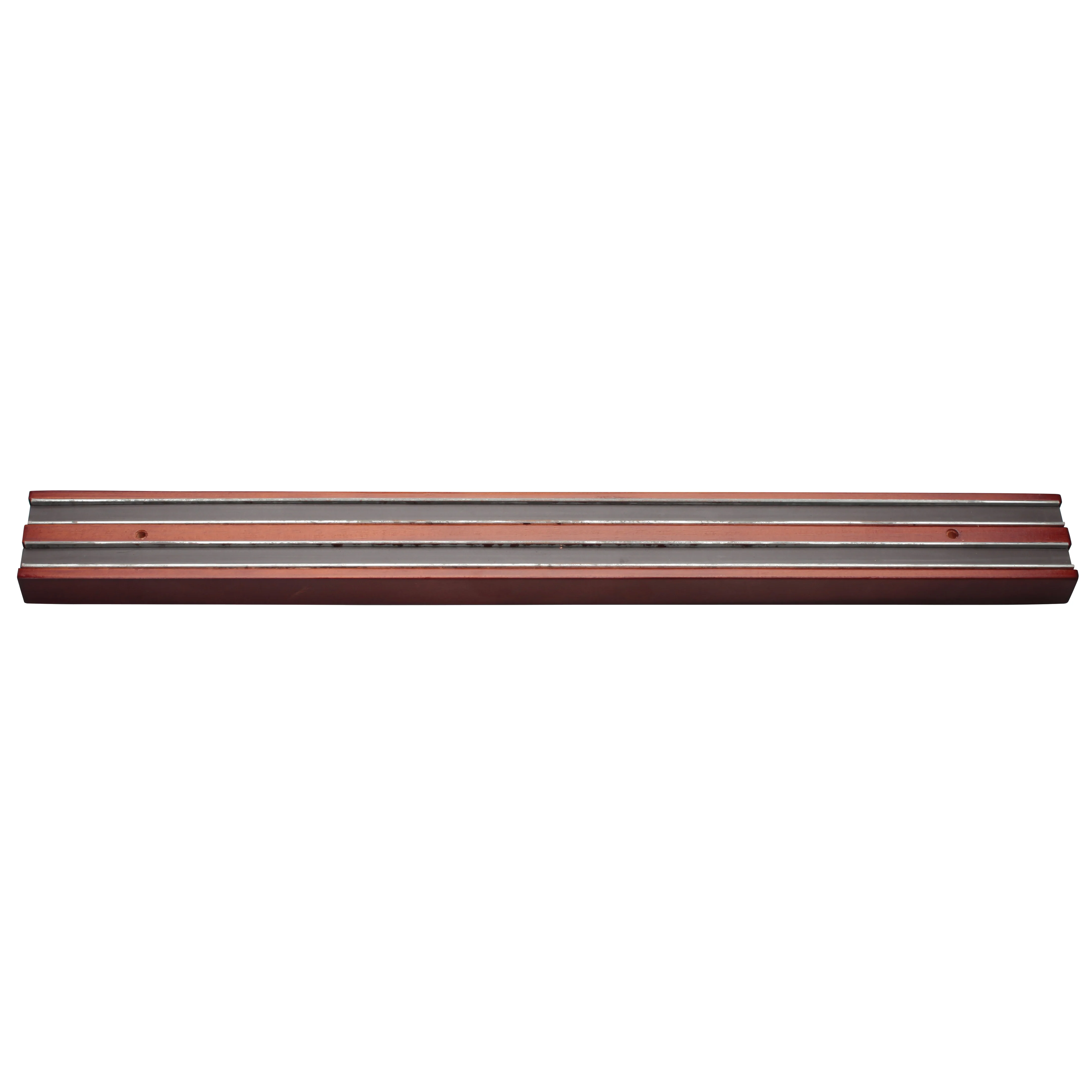 Winco WMB-18 18-Inch Magnetic Knife Bar Wooden Base with Knife Holder - Image 2