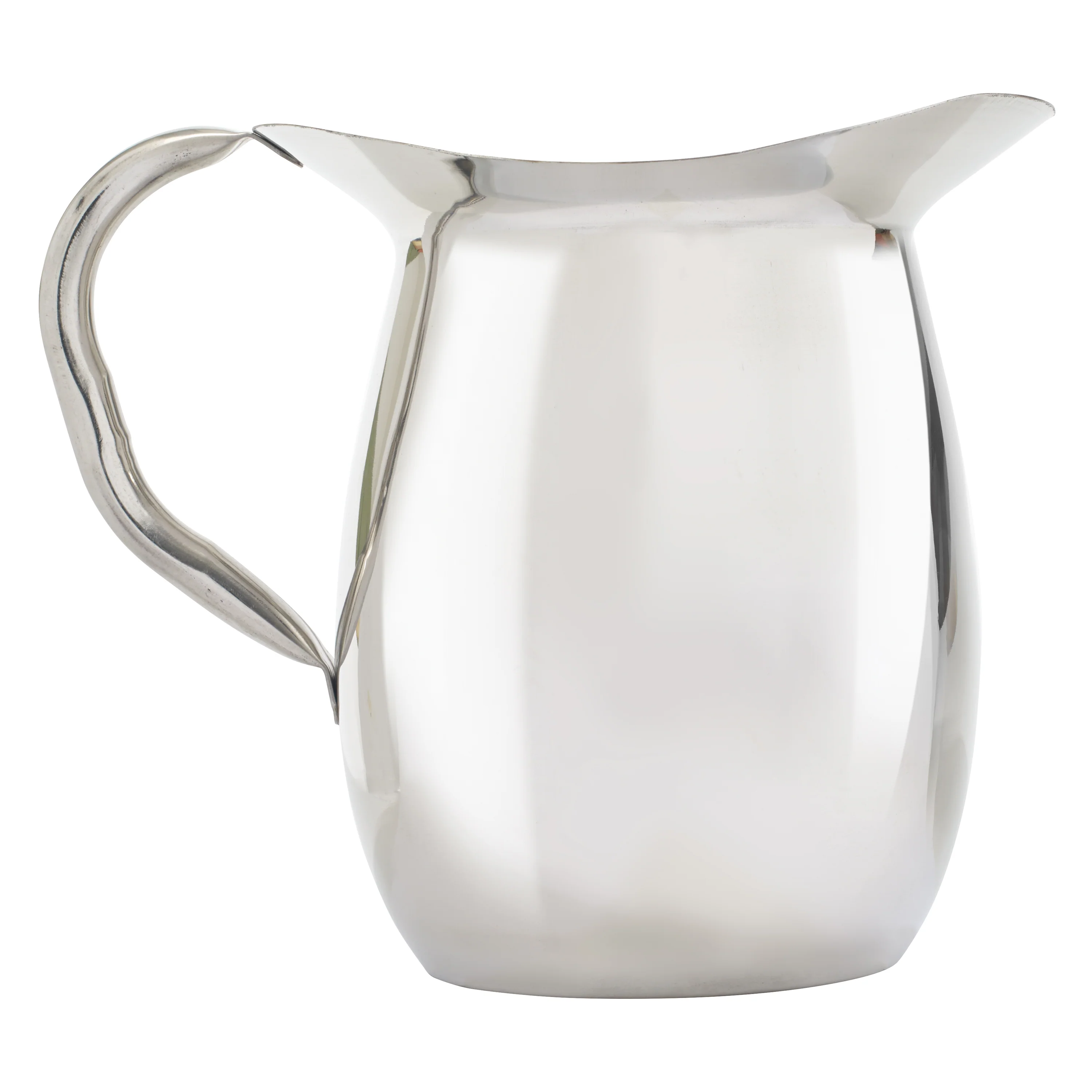 Winco WPB-3 3 Quart Bell Pitcher Heavy Weight Stainless Steel Mirror Finish
