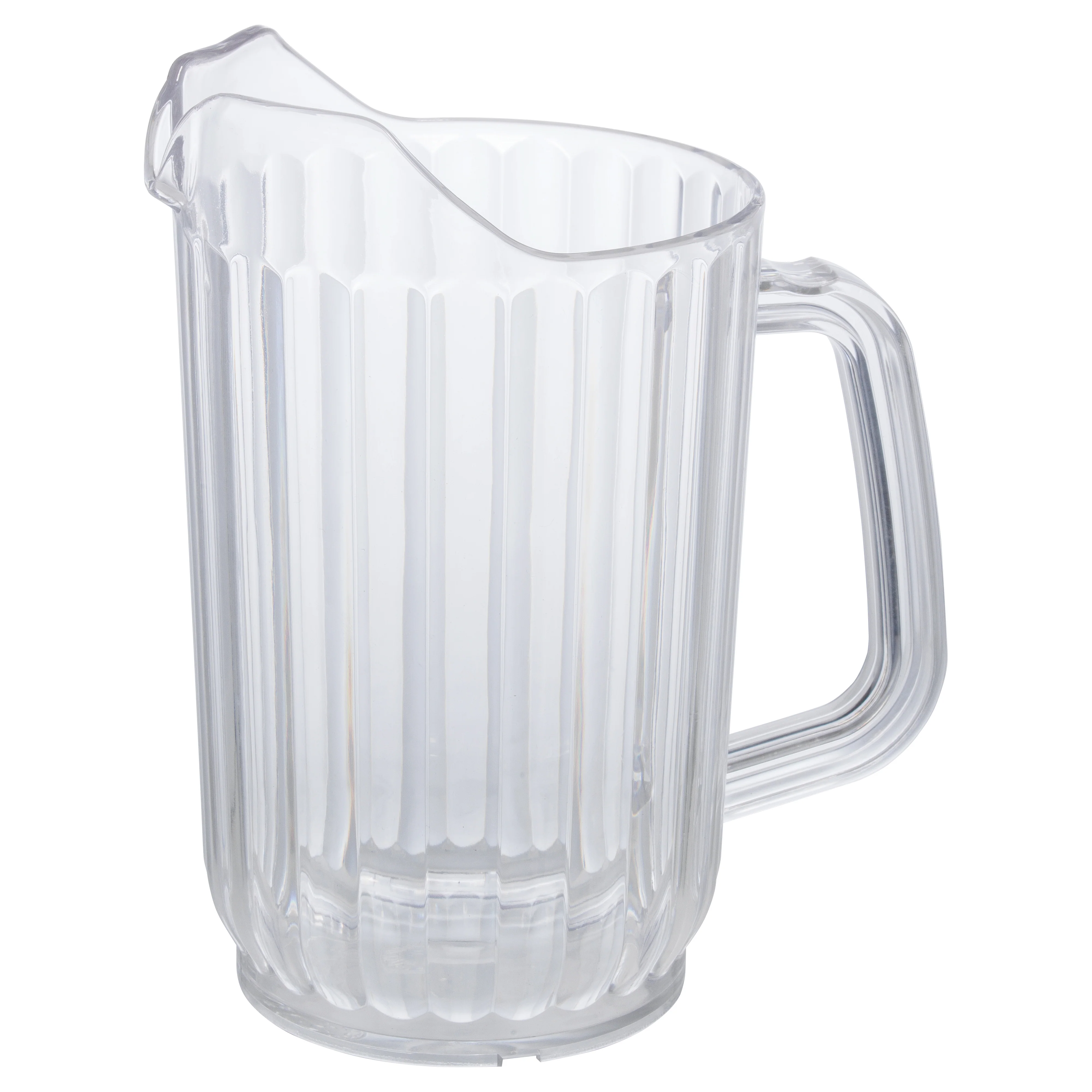 Winco WPC-32 32 Oz. Water Pitcher NSF Clear Polycarbonate with Handle - Image 2