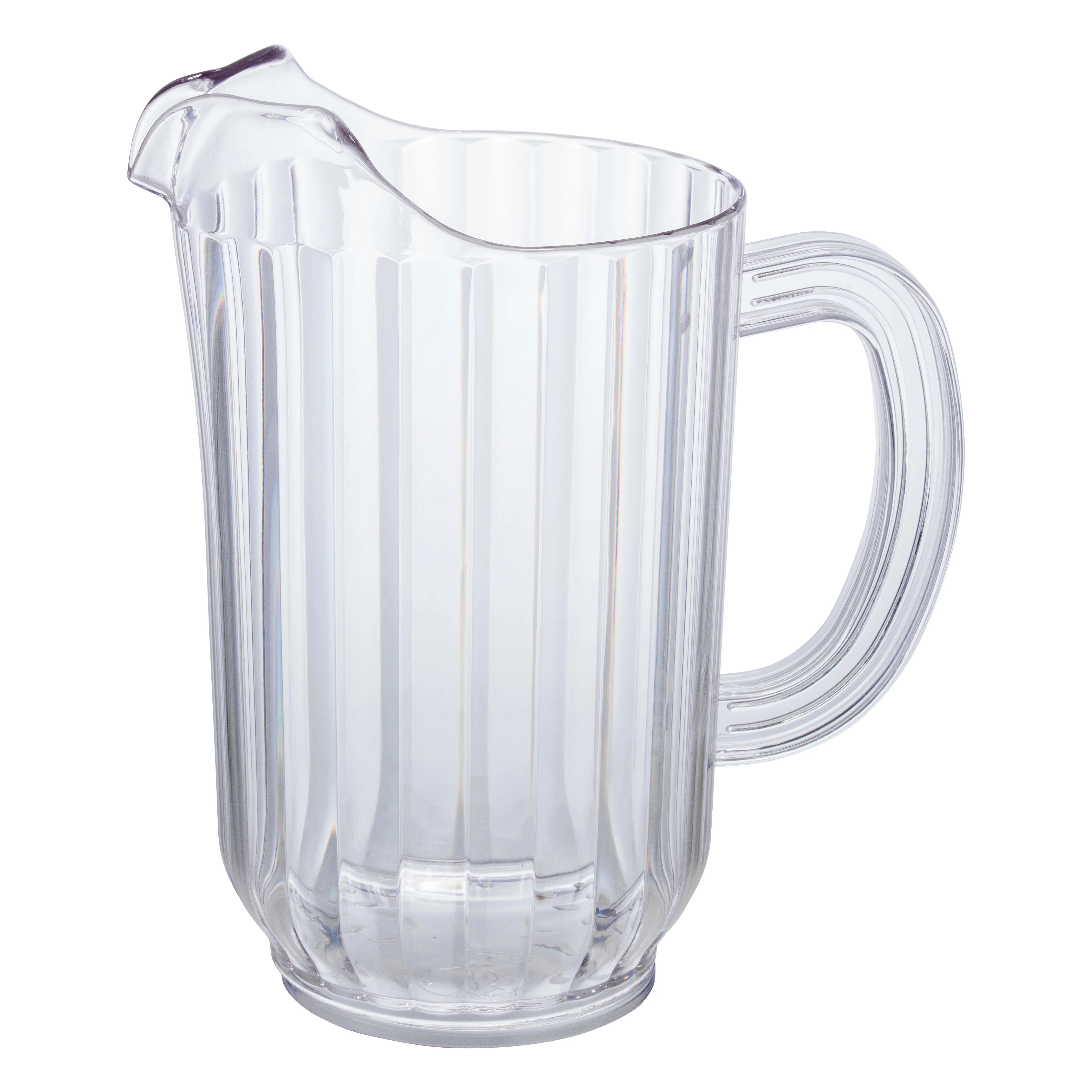 Winco WPC-48 48 Oz. NSF Clear Polycarbonate Water Pitcher with Handle