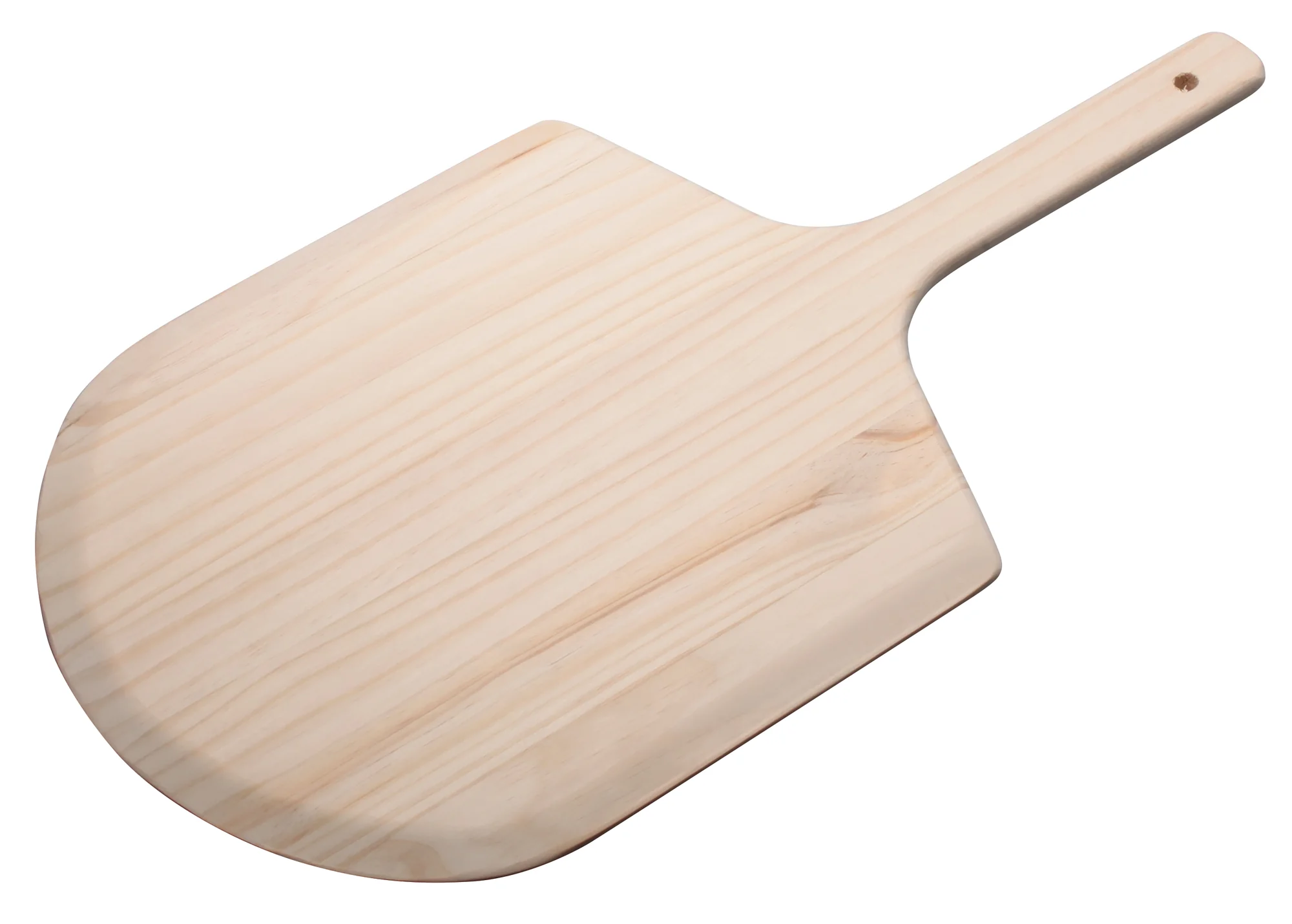 Winco 12" Wooden Pizza Peel - Rectangular Blade - Image 3