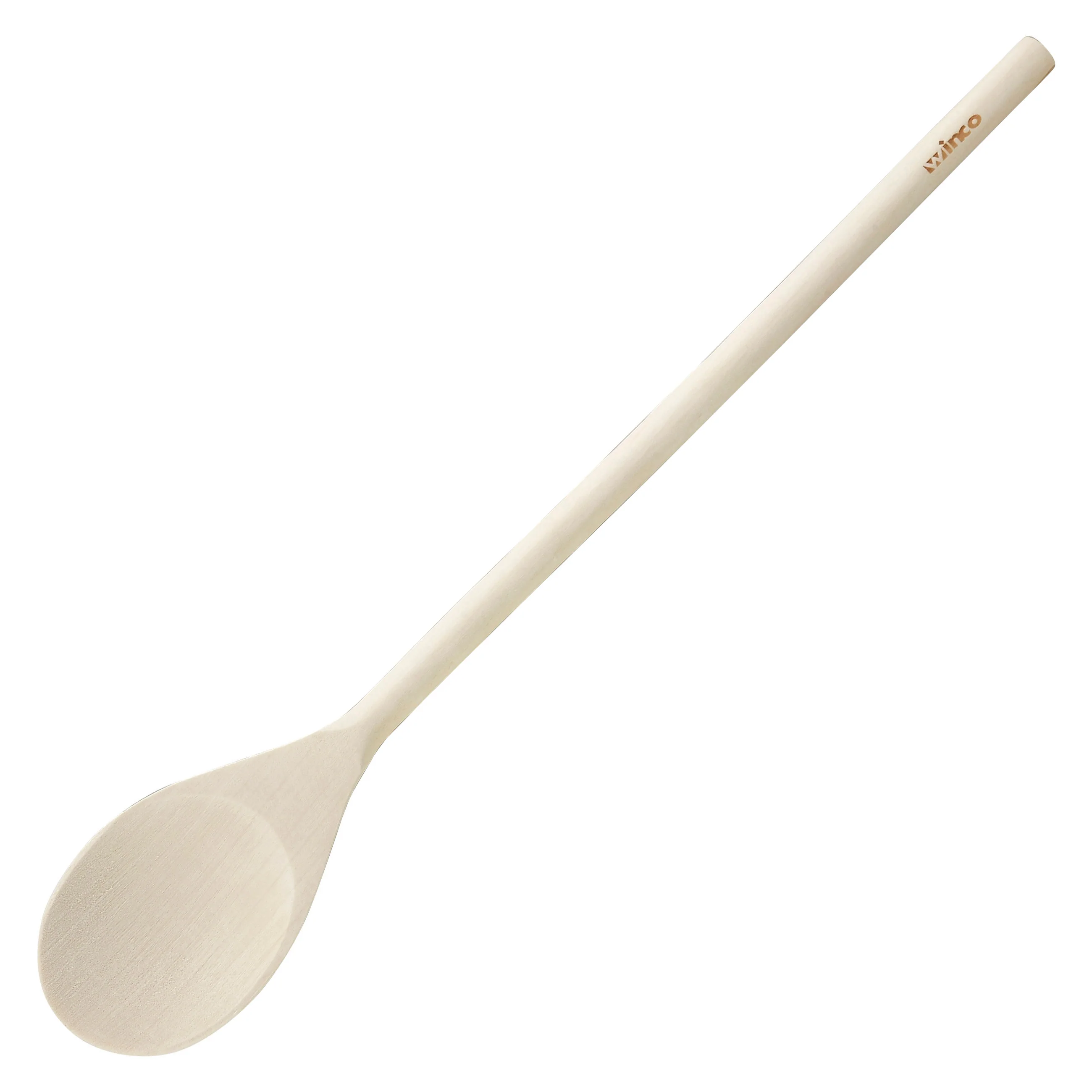Winco WWP-18 18 Inch Wooden Spoon with Ergonomic Handle - Commercial Kitchen Tool - Image 2