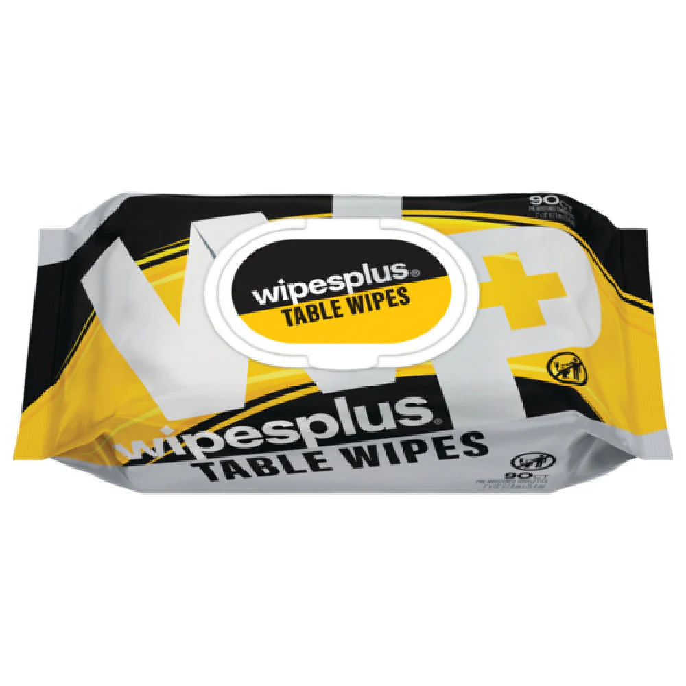 Carlisle 37665 90 Wipes Per Pack Table Wipes Refill Pack White 12 Packs Cases