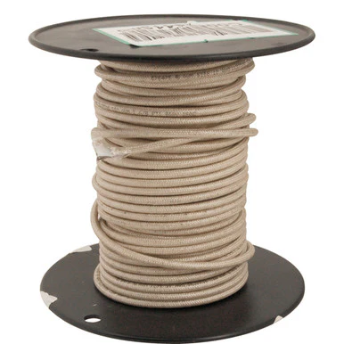 Wire, Hi-Temp, 10 Ga, Tan, 100' 30.5