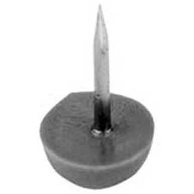 Wooden Furniture Nail-On Glide 1/2 in thermoplastic base