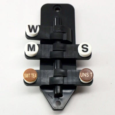 Wunder-Bar Bargun Button Plate for Mini-Tower, 5 Button - PM-MT-061