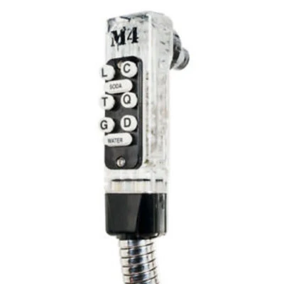 Wunder-Bar Bargun Handle, 6 Button, Juice, M4, Black - M4H-8600-COMP
